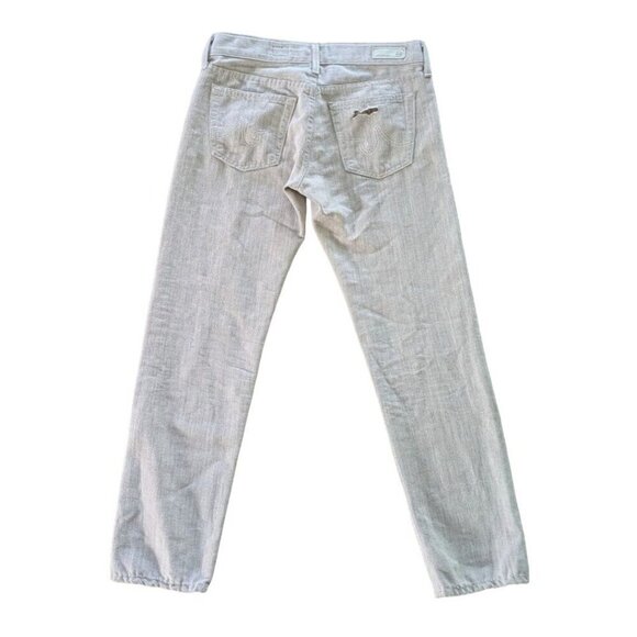 Adriano Goldschmied AG Women's Jeans Piper Crop Slouchy Slim 25 Distressed - Picture 3 of 7